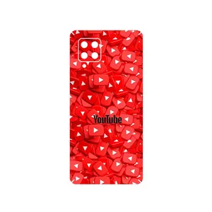 MAHOOT Youtube Cover Sticker for Samsung Galaxy A42