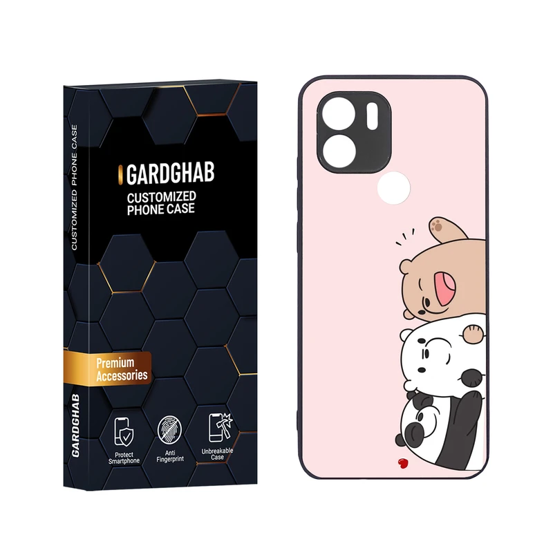 کاور گارد قاب مدل دور ژله ای فانتزی مناسب برای گوشی موبایل شیائومی Redmi A1 Plus / A2 Plus / Poco C50 / Poco C51