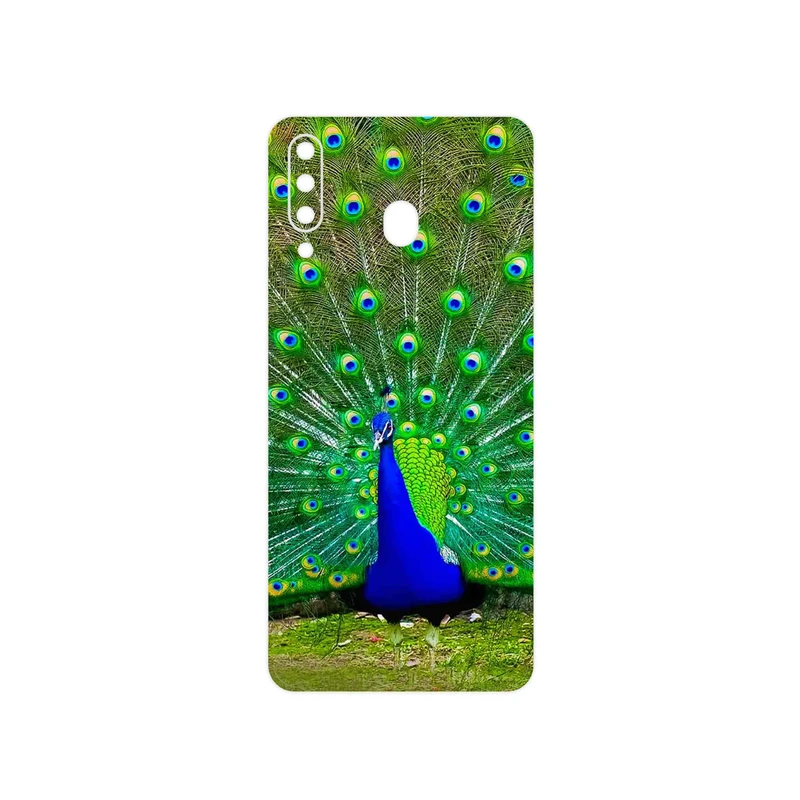 برچسب پوششی ماهوت مدل Peacock مناسب برای گوشی موبایل سامسونگ Galaxy M30