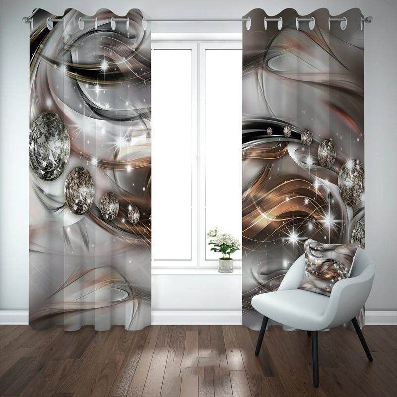 پرده مدل b2538 سایز 140×280 سانتی متر