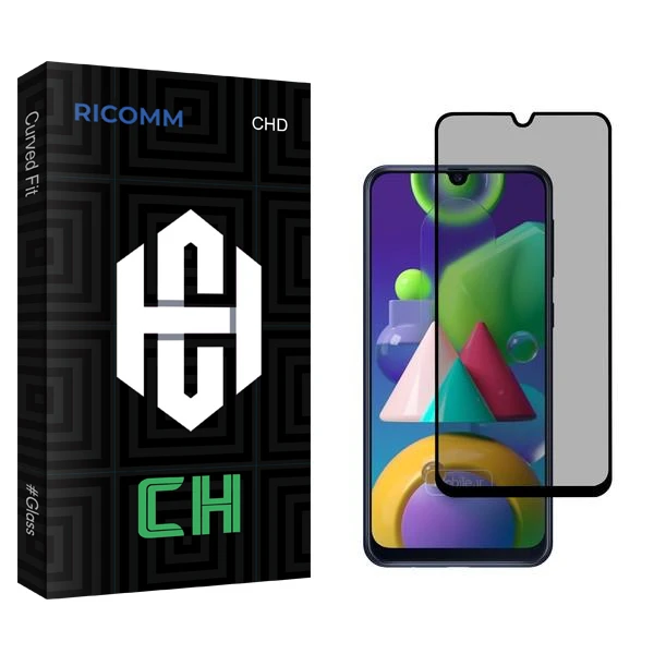 محافظ صفحه نمایش حریم شخصی ریکام مدل CH2 مناسب برای گوشی موبایل سامسونگ Galaxy M21
