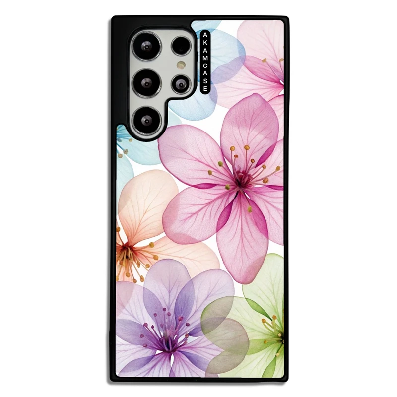 کاور آکام مدل AMC-WSGS22U-FLOWERS-29 مناسب برای گوشی موبایل سامسونگ Galaxy S22 Ultra