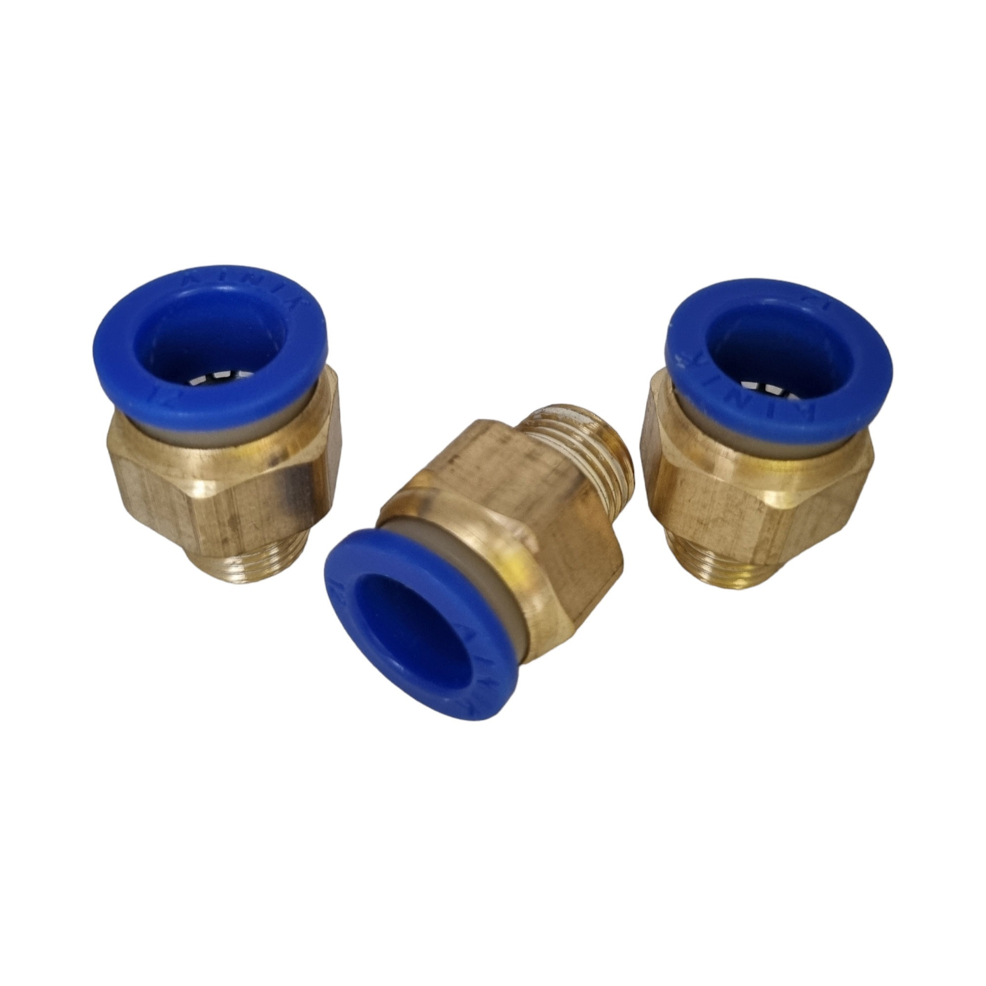 اتصال مستقیم مدل برنجی 1/4 به 12 مجموعه 3 عددی