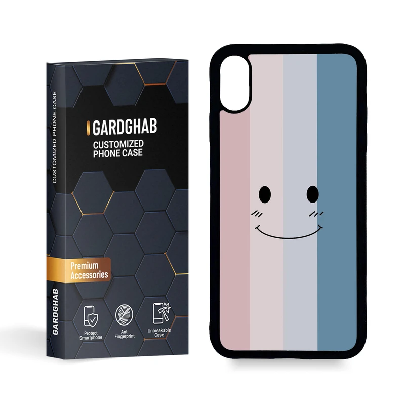 کاور گارد قاب مدل پشت گلس ساده مناسب برای گوشی موبایل اپل iPhone XS MAX