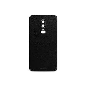 MAHOOT Black-Suede Cover Sticker for OnePlus 6
