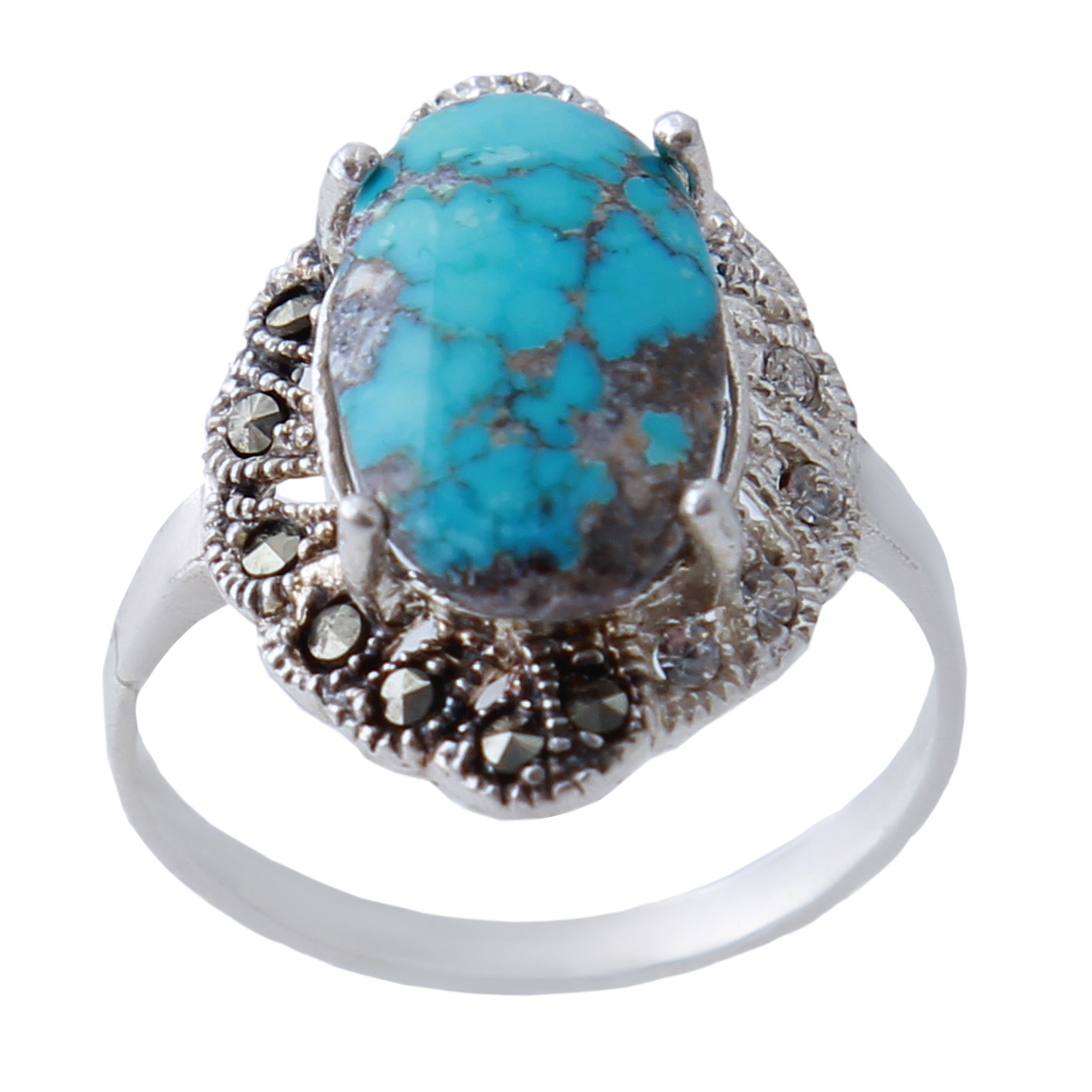  انگشتر نقره زنانه بازرگانی میلادی کد AW_390