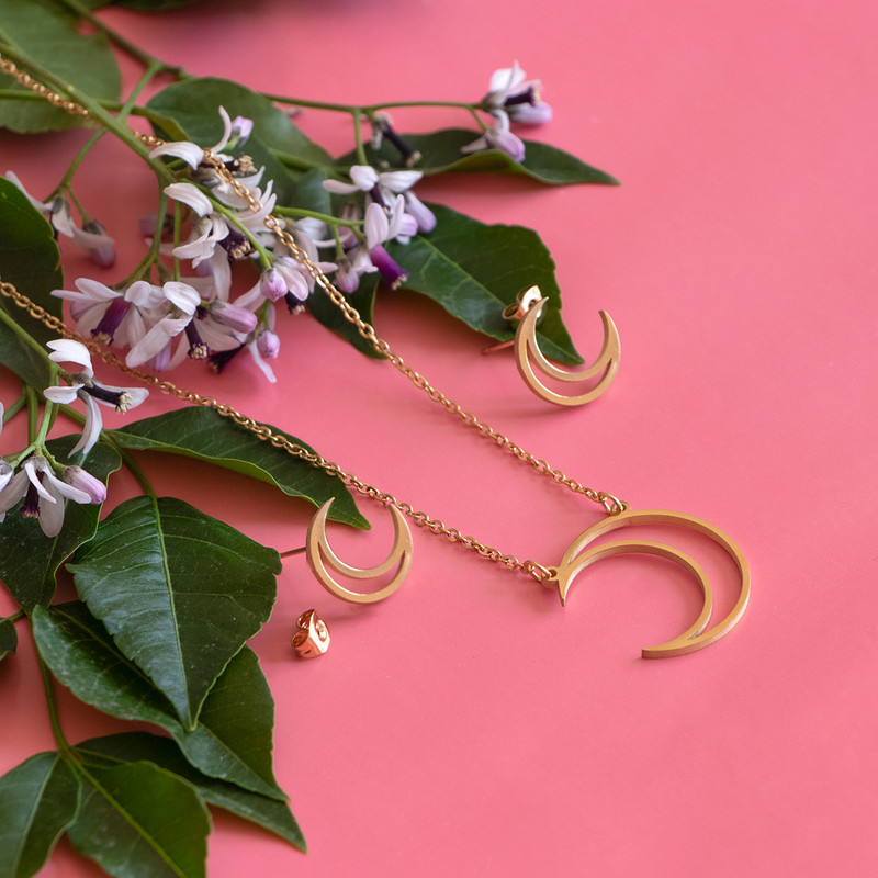 نیم ست زنانه طرح ماه کد tdn353