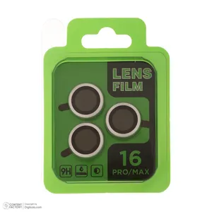 محافظ لنز دوربین فلزی مدل LENZ FILM مناسب برای گوشی موبایل اپل iphone16pro max