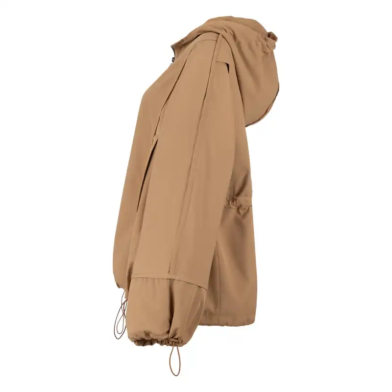 بارانی زنانه سرژه مدل 228136 رنگ نسکافه ای