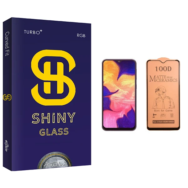 محافظ صفحه نمایش سرامیکی آتوچبو مدل Shiny Glass مناسب برای گوشی موبایل سامسونگ Galaxy A10