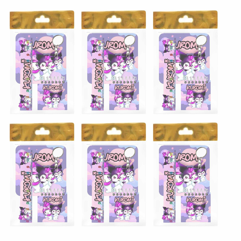 بسته لوازم تحریر مدل کرومی و ملودی 4 بسته 6 عددی