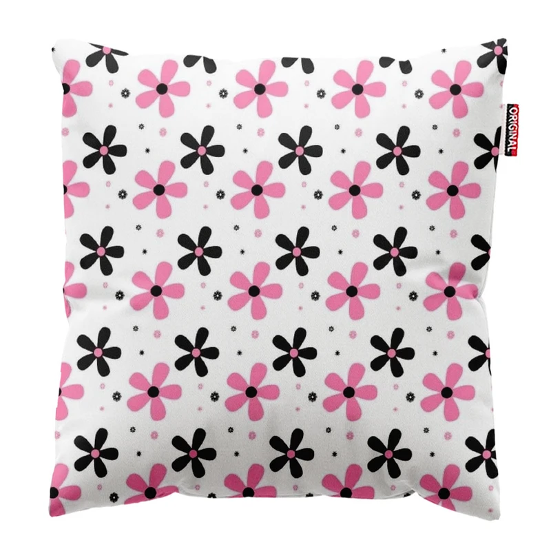 کوسن پاد آفرین طرح گل سایز 30*30 سانتی متر کد 454