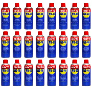 اسپری روان کننده نیکتا مدل WD-40 حجم 450 میلی لیتر مجموعه 24 عددی 