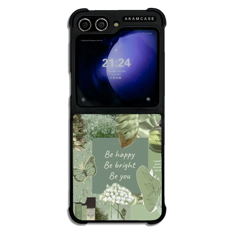 کاور آکام مدل AMC-WSGZFLIP5-GREEN-1 مناسب برای گوشی موبایل سامسونگ Galaxy Z Flip 5