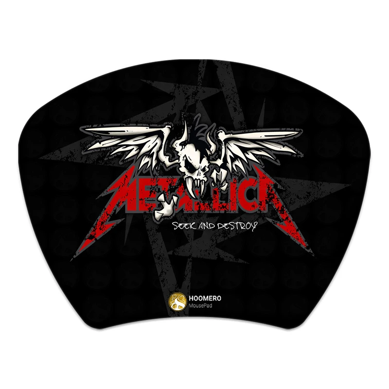 ماوس پد هومرو مدل MC832 طرح متالیکا راک بند 