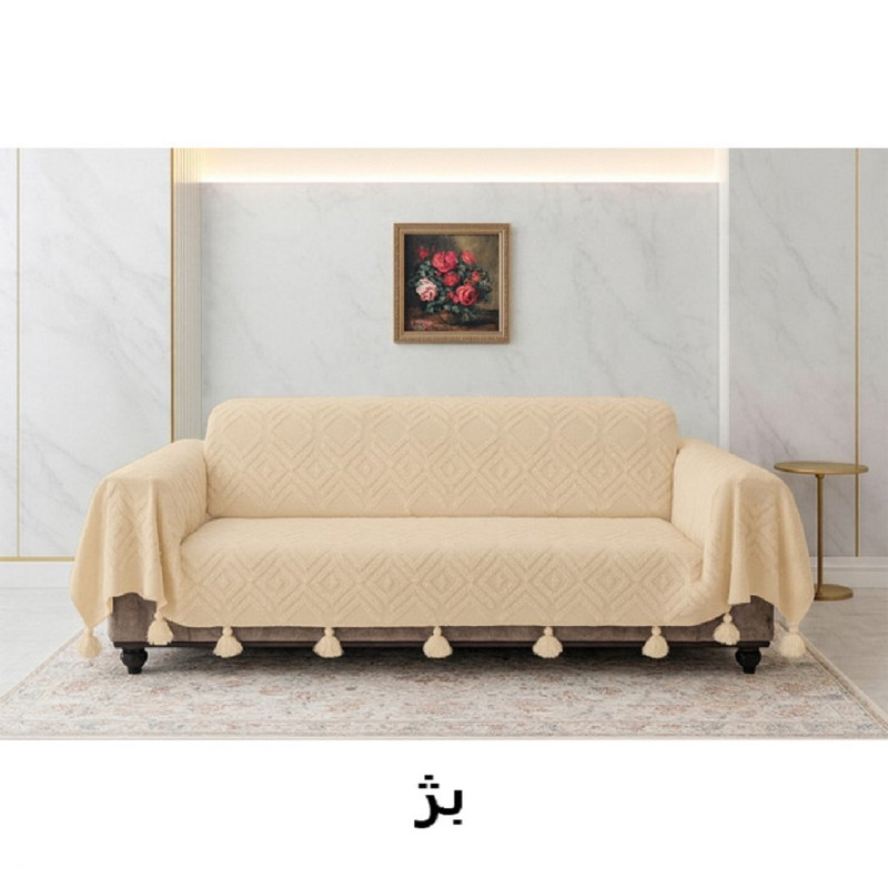 شال مبل و تخت کوکو جم مدل الیزابت سایز 300x150 سانتی متر