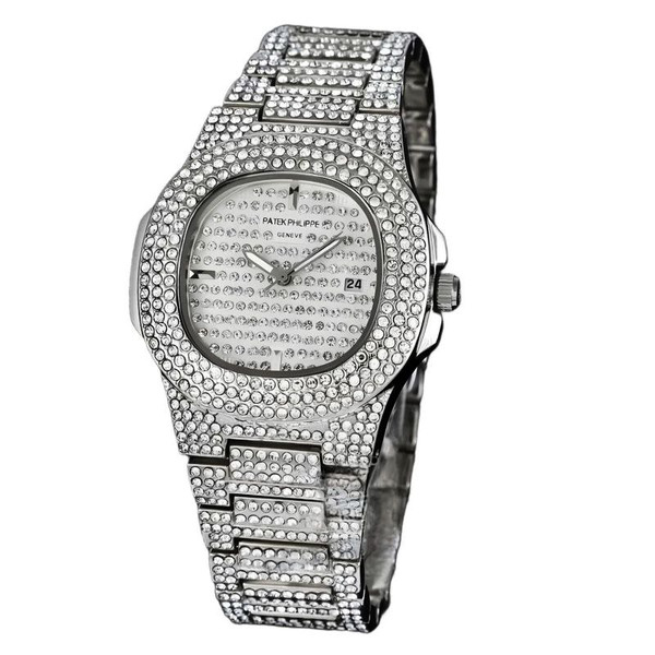 ساعت مچی عقربهای مردانه مدل فول نگین N