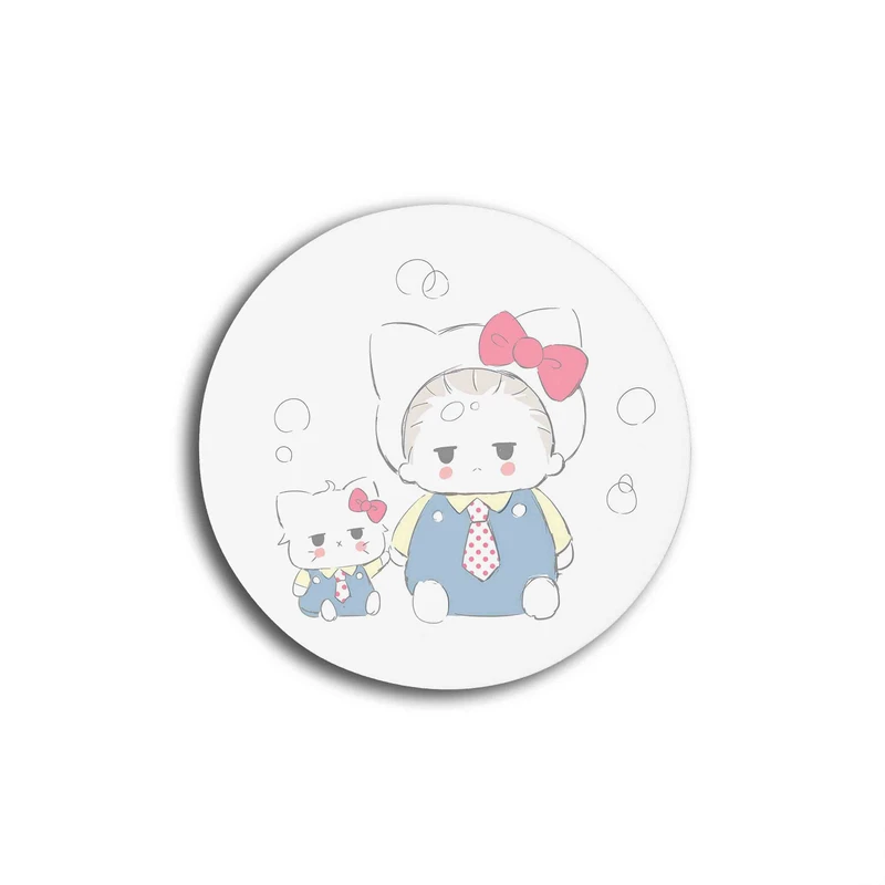 زیر لیوانی مدل انیمه رئیس جدید بامزه کد My New Boss Is Goofy 305