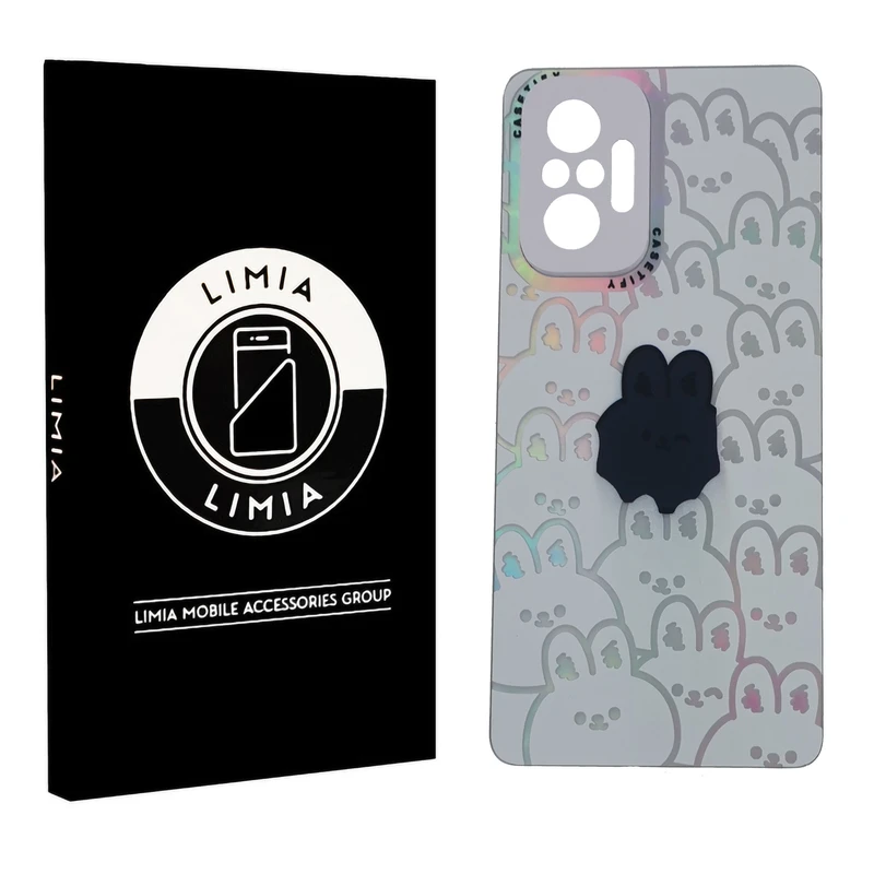 کاور لیمیا مدل فانتزی لنزدار طرح عروسکی شبرنگی مناسب برای گوشی موبایل شیائومی Redmi Note 10 Pro