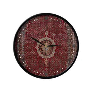 ساعت دیواری مدوپد طرح قالی بیجار مدل C-bijar08