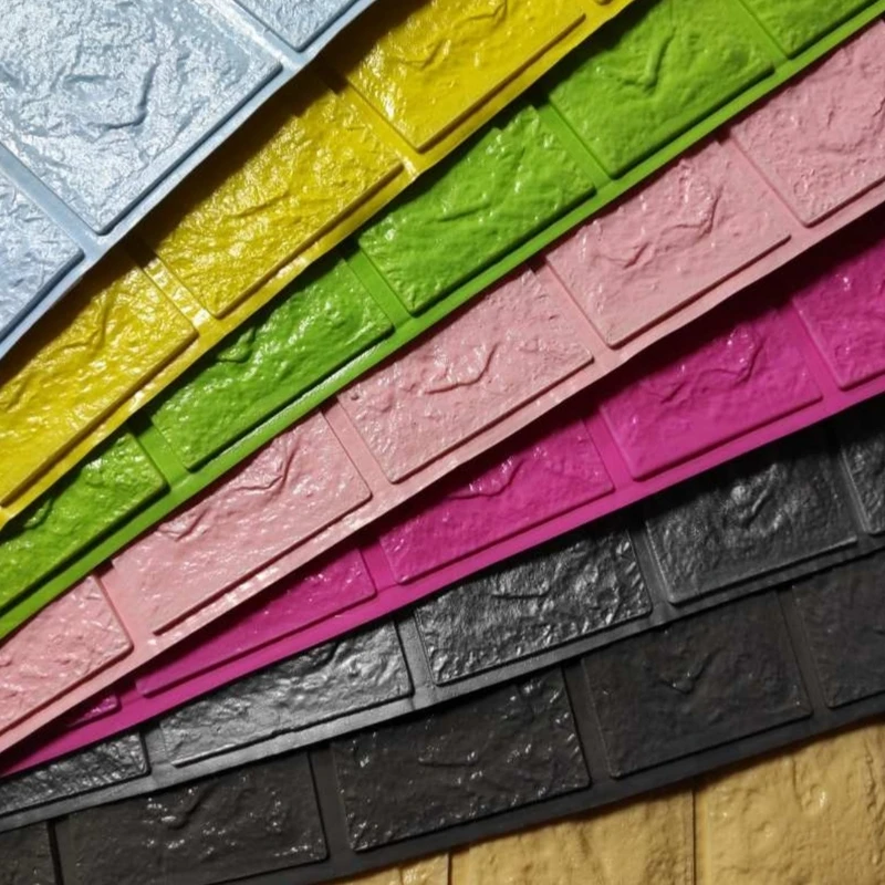 عکس شماره 5 : دیوارپوش مدل فومی پشت چسب دار برند انزو دیزاین بسته 10 عددی