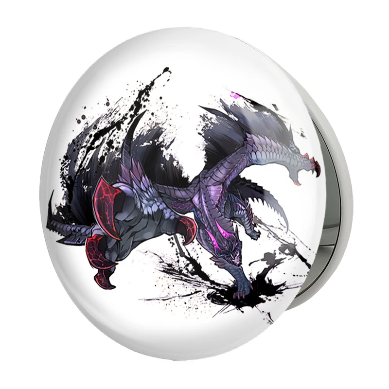 آینه جیبی خندالو طرح بازی شکارچی هیولا (Monster Hunter) مدل تاشو کد 33284