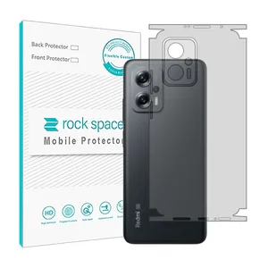 Transparent Rockspace HyGEL phone back protector suitable for Xiaomi Redmi Note 11T Pro mobile phone