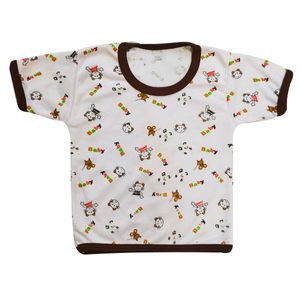 تی شرت آستین کوتاه نوزادی طرح موش کد Mu5