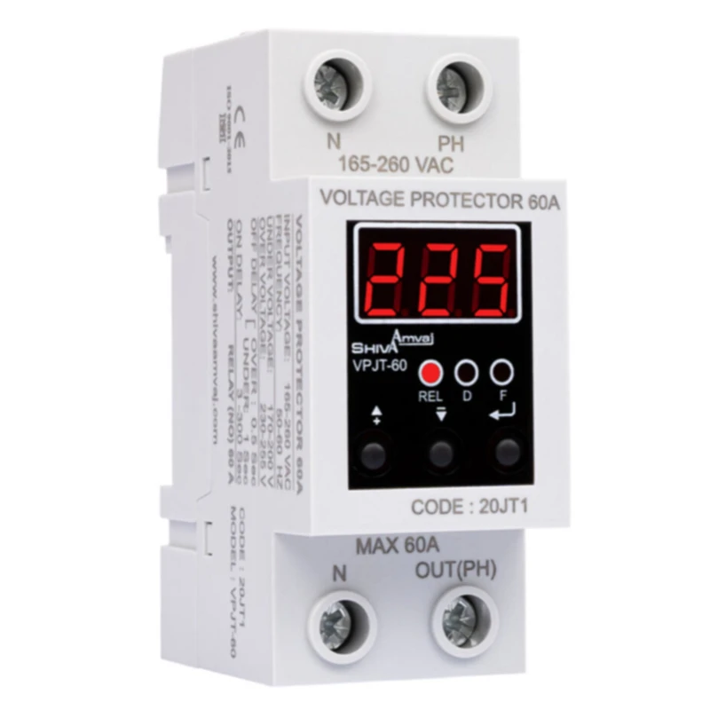 محافظ ولتاژ شیوا امواج مدل محافظ ولتاژ تکفاز