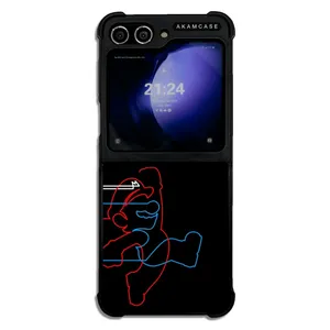 AKAM AMC-WSGZFLIP5-SUPER MARIO14 Cover For Samsung Galaxy Z Flip 5