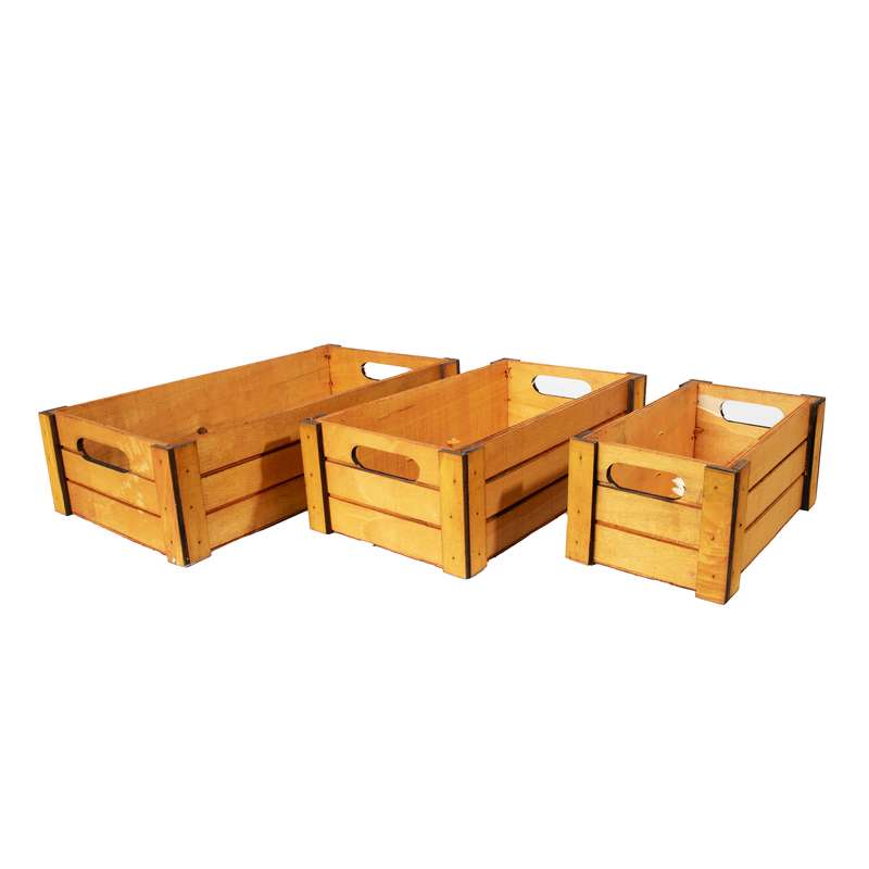 ارگانایزر مدل رومیزی چوبی مجموعه 3 عددی