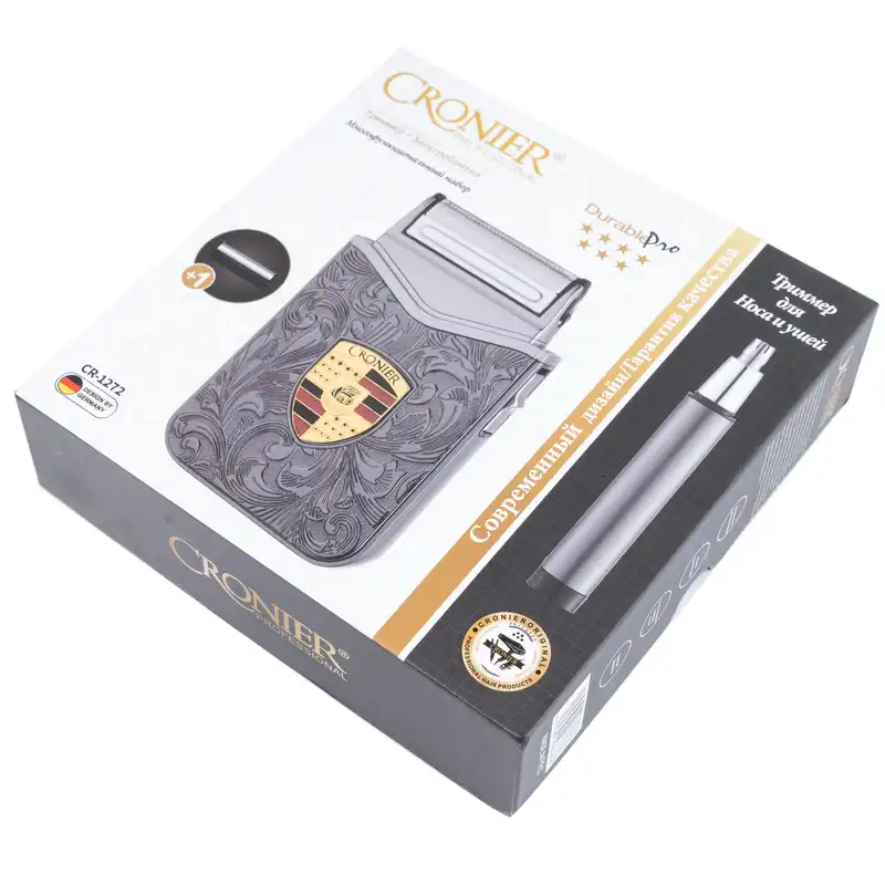 ست ماشین اصلاح موی صورت و موزن بینی کرونیر مدل CR-1272