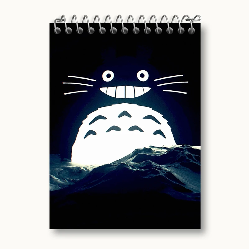 دفتر یادداشت 50 برگ خندالو مدل انیمه توتورو Totoro کد 12821