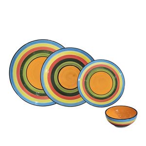 نقد و بررسی سرویس غذا خوری 24 پارچه مدل  رنگین کمان کد 2023 توسط خریداران