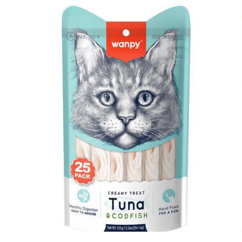 بستنی گربه ونپی مدل tuna codfish وزن 350 گرم
