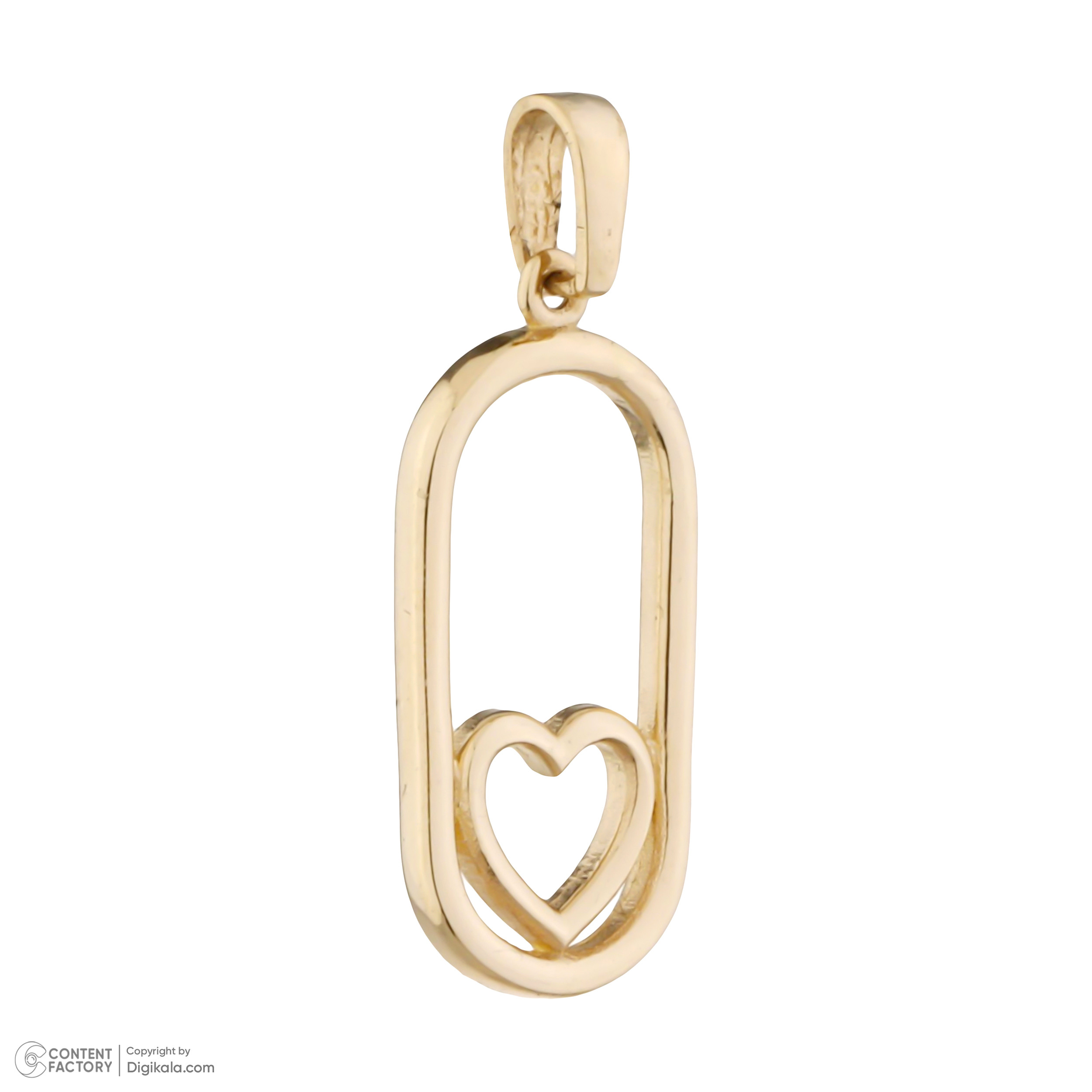 آویز گردنبند طلا 18 عیار زنانه تاج مدل A380 آویز گردنبند طلا 18 عیار زنانه تاج مدل A380