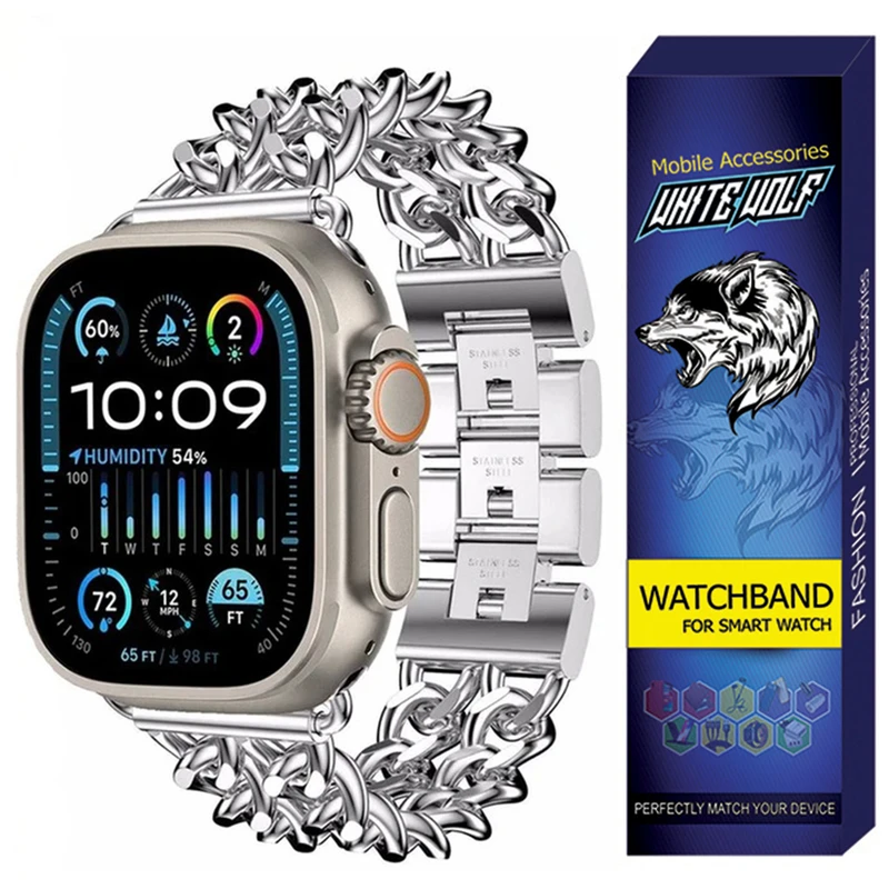 بند وایت ولف مدل WB-CART مناسب برای ساعت هوشمند T1000 Ultra 49mm