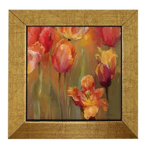  تابلو کاشی طرح نقاشی گل ZXE0780