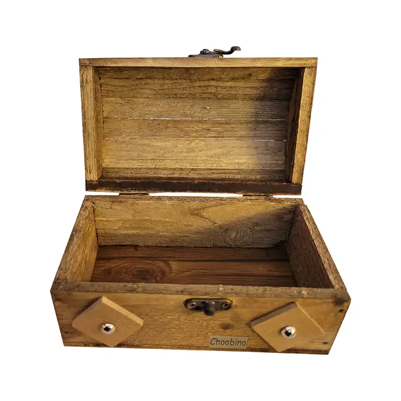 جعبه هدیه چوبی مدل جنگلی