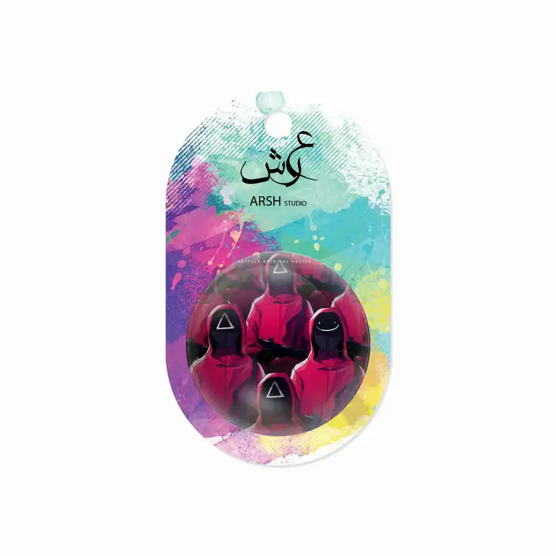 مگنت عرش طرح بازی ماهی مرکب کد Asm221