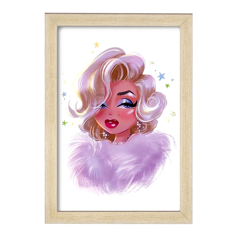 تابلو خندالو مدل مرلین مونرو Marilyn Monroe  کد 3984