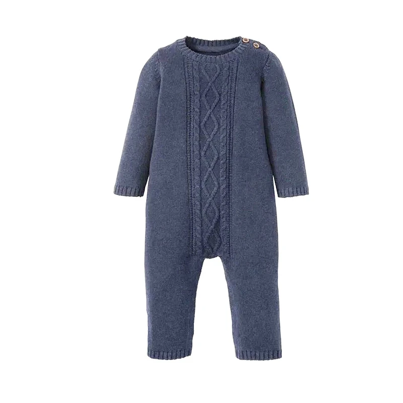 سرهمی بافتنی نوزادی لوپیلو مدل tak_blu