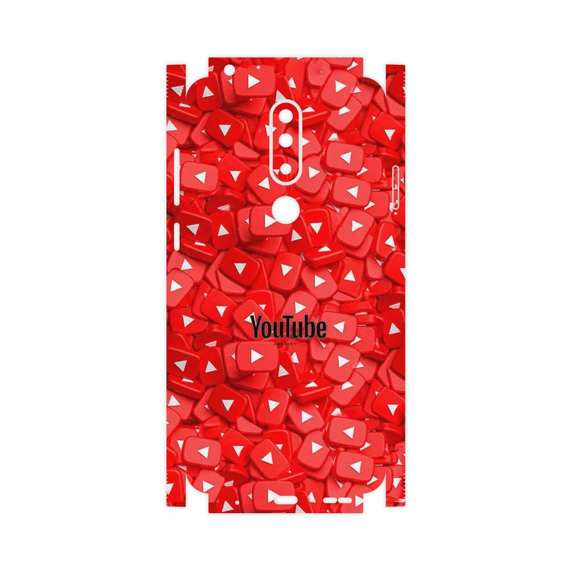 برچسب پوششی ماهوت مدل Youtube-FullSkin مناسب برای گوشی موبایل نوکیا 5.1 Plus