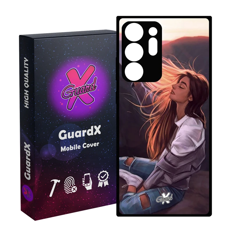 کاور گارد ایکس طرح Girl مدل Glass50352 مناسب برای گوشی موبایل سامسونگ Galaxy Note 20 Ultra