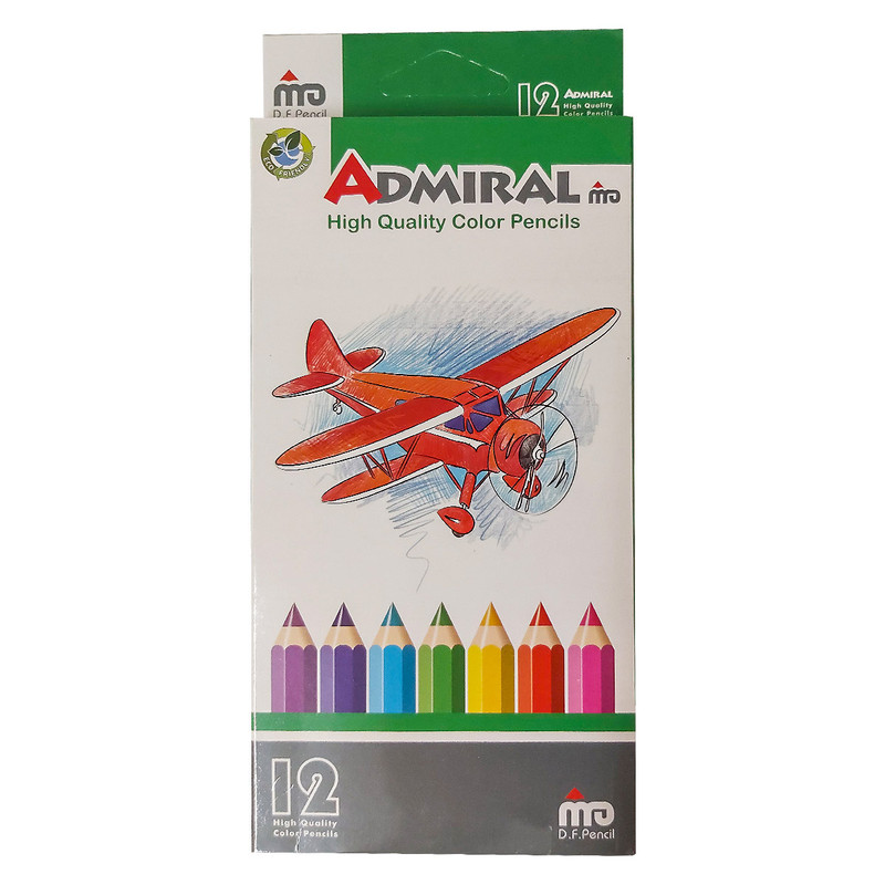 مداد رنگی 12 رنگ ادمیرال کد 20