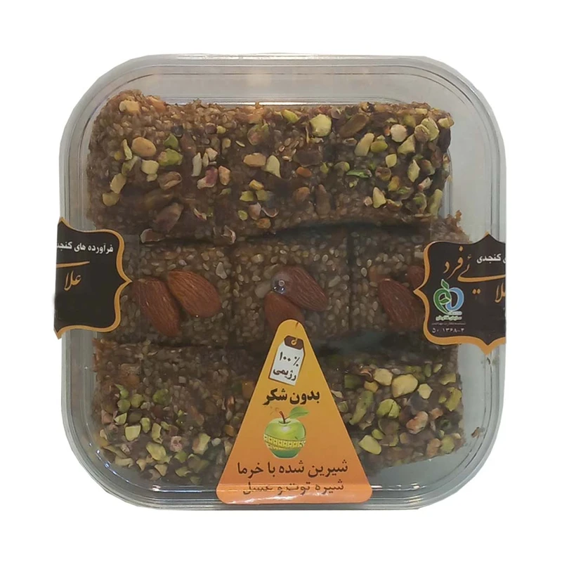 معجون کنجدی رژیمی 100% بدون شکر - 400 گرم 