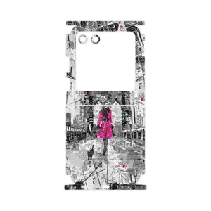 MAHOOT Collage of Catwalk Bridge-FullSkin Cover Sticker for Motorola Razr 40 Ultra