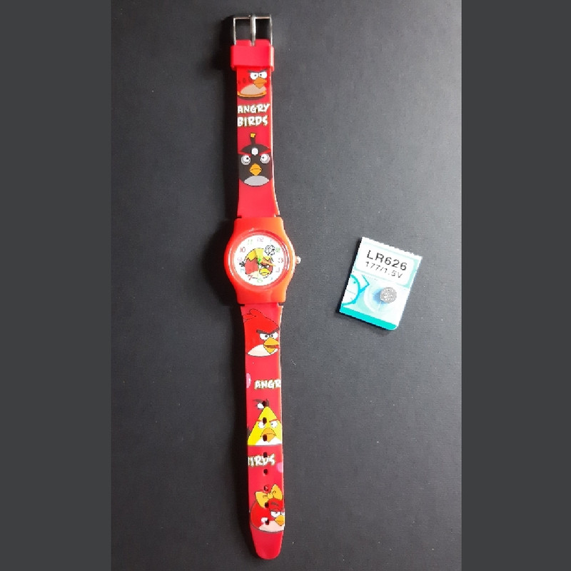 ساعت مچی عقربه ای بچگانه مدل Angry birds.RD ساعت مچی عقربه ای بچگانه مدل Angry birds.RD
