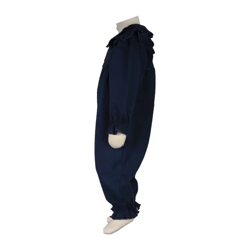 سرهمی نوزادی آدمک مدل بنیتا کد 130017 رنگ سرمه ای