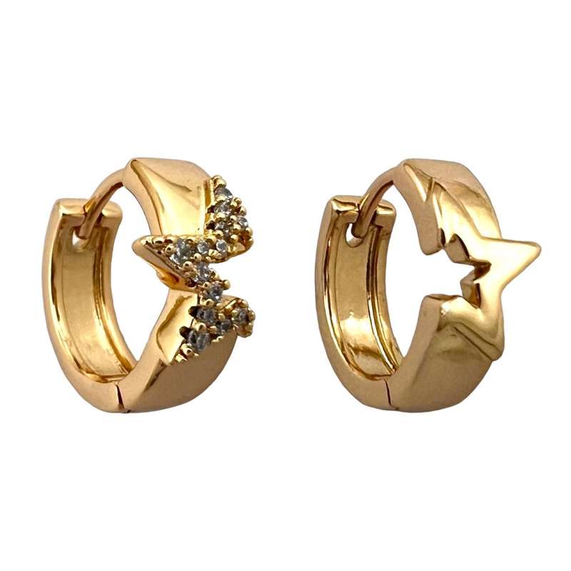 گوشواره زنانه ژوپینگ مدل ستاره کد E5020 گوشواره زنانه ژوپینگ مدل ستاره کد E5020